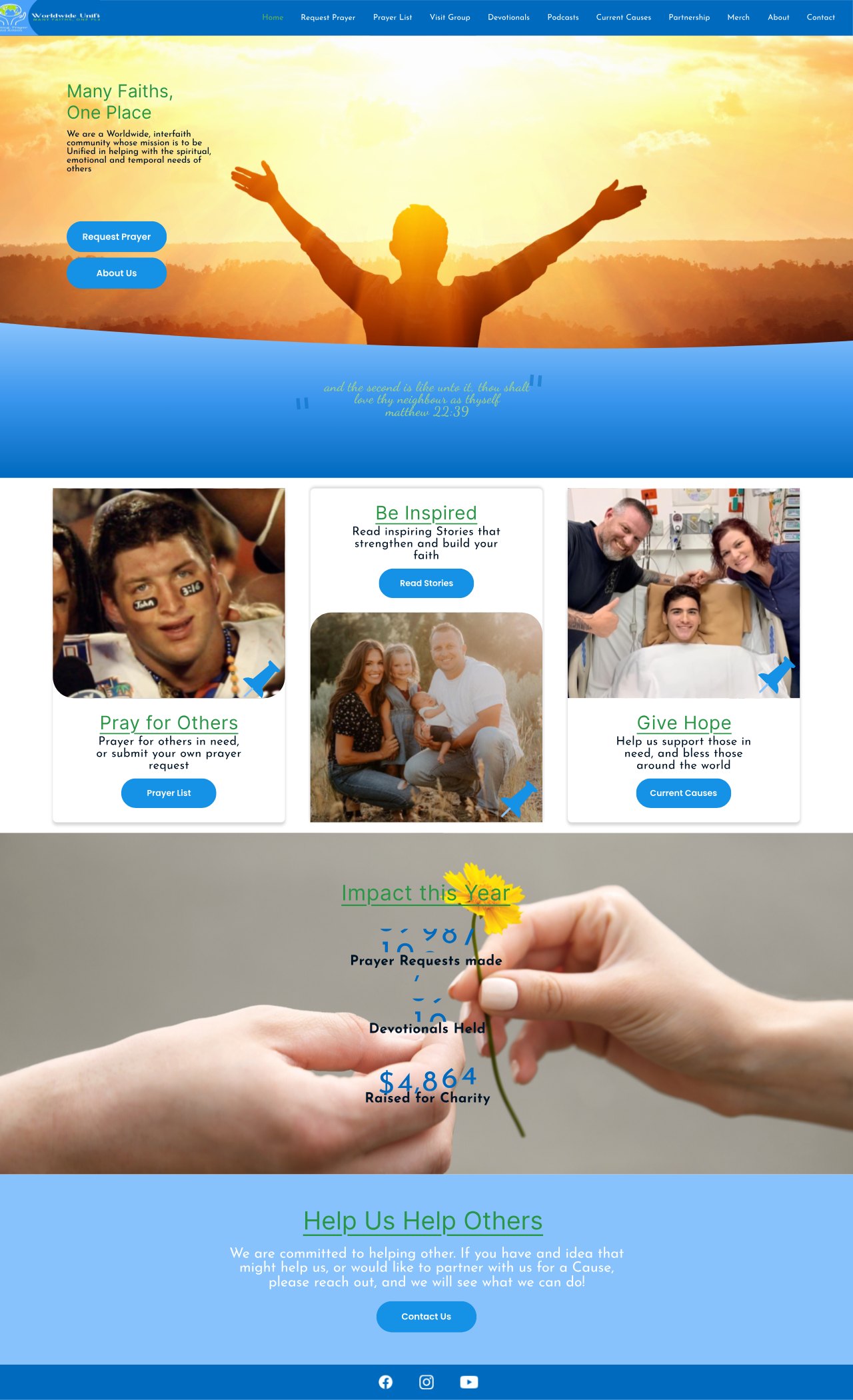 World Wide Unified homepage preview
